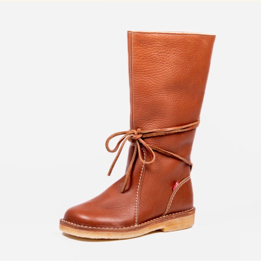 Duckfeet Shearling Brown Leather Winter Boots